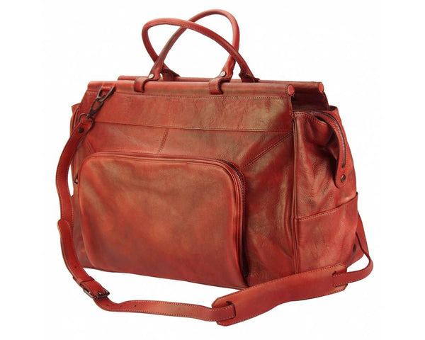 Guila, spacieux sac de voyage en vintage cuir