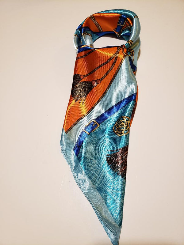 Foulard en satin de polyester SP- 033