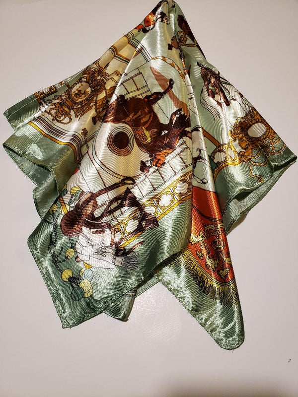 Foulard en satin de polyester SP- 055